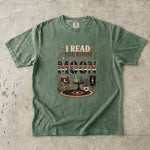 I Read the Room and the Moon T-Shirt - Cozy Celestial Book Lover Shirt