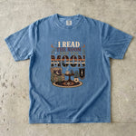 I Read the Room and the Moon T-Shirt - Cozy Celestial Book Lover Shirt