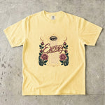 Her Energy Enters First T-Shirt - Celestial Rose Crystal Shirt