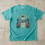 Her Energy Enters First T-Shirt - Celestial Rose Crystal Shirt