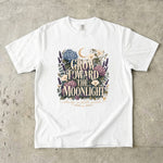 Grow Toward the Moonlight T-Shirt - Floral Moon Botanical Shirt