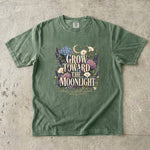 Grow Toward the Moonlight T-Shirt - Floral Moon Botanical Shirt