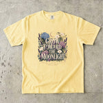 Grow Toward the Moonlight T-Shirt - Floral Moon Botanical Shirt