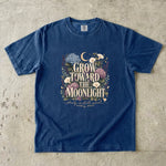 Grow Toward the Moonlight T-Shirt - Floral Moon Botanical Shirt
